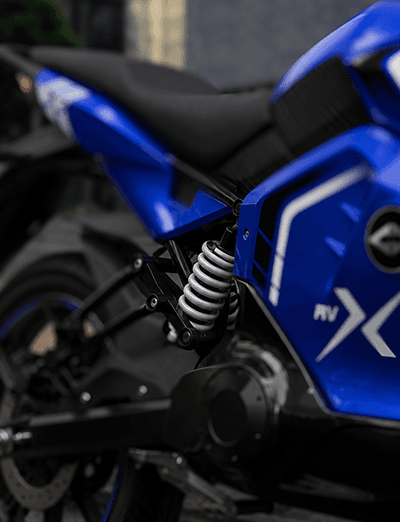 electric motor bike monoshock rear suspension