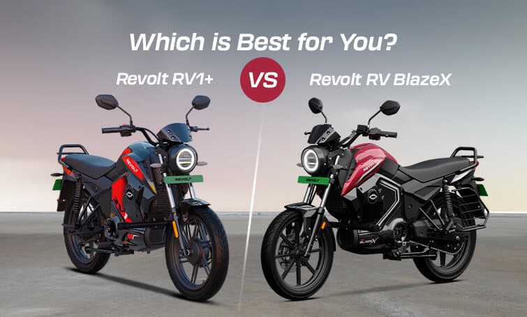 Revolt RV BlazeX vs RV1+: Which Revolt Electric Bike Should You Buy?
