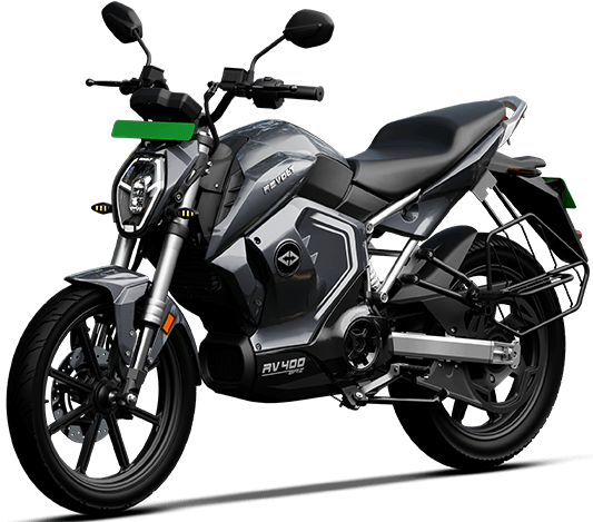 revolt rv400 brz dark silver bike